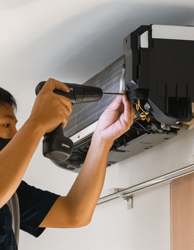 Commercial AC installation