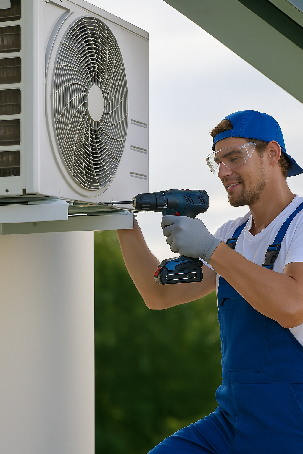 AC installation outdoor AC installation outdoor