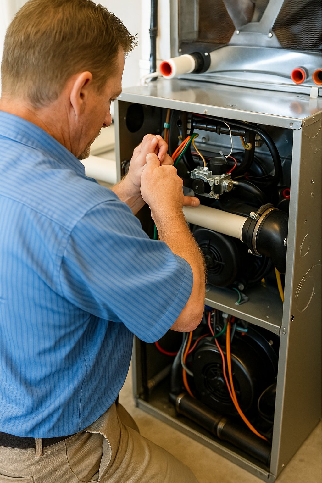 Furnace installation in Carson